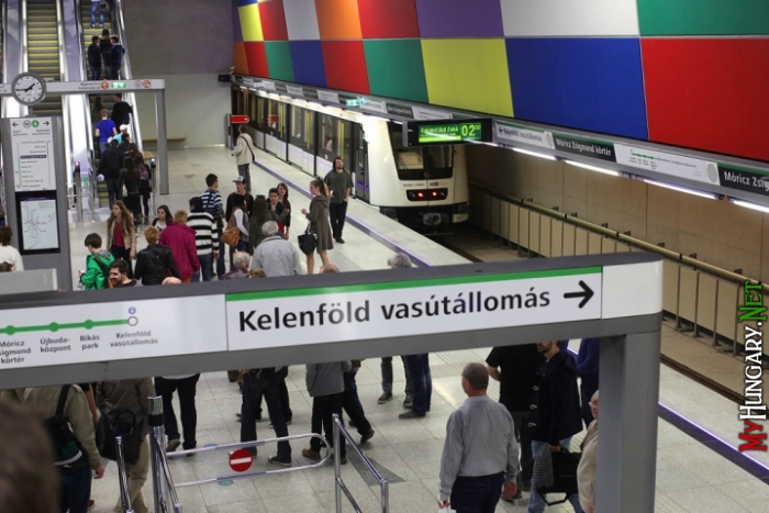 Станция новой четвертой ветки метро в Будапеште